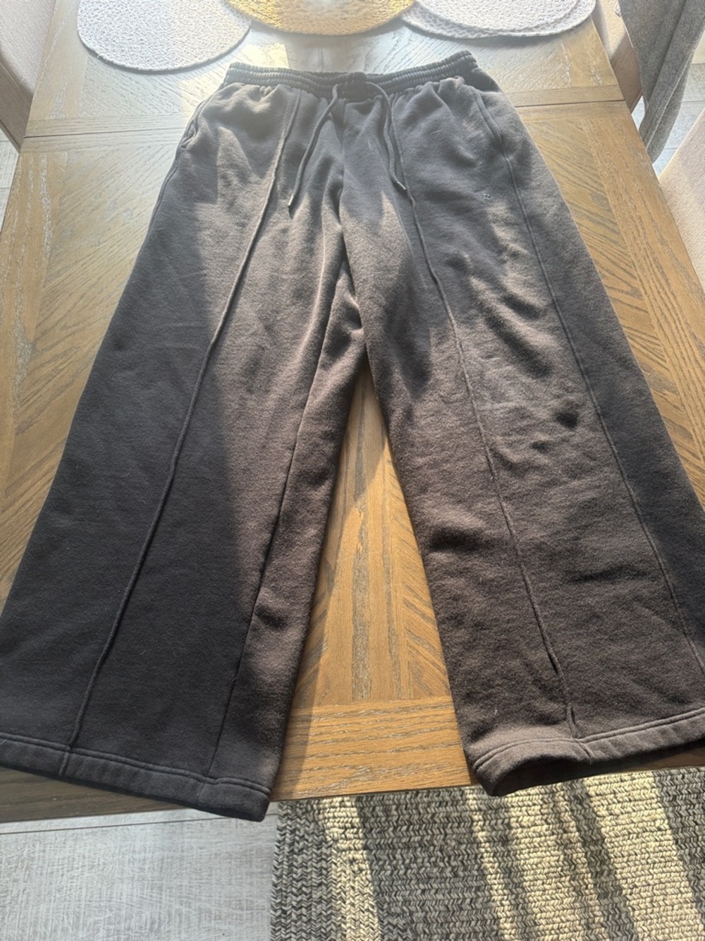 PINK Victoria's Secret Black Track Pants Joggers